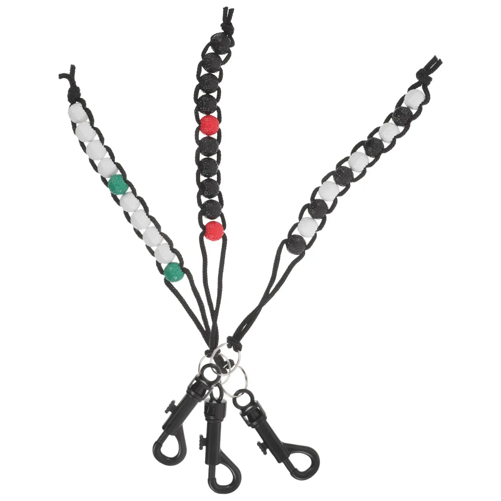 3Pcs Golf Stroke Beads Counter Clip Lightweight Score Keeper Accurate Count Score Counter for Outdoor Training Practice