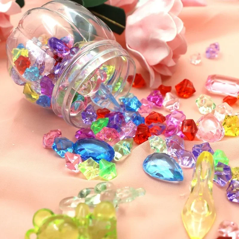 

Хрустальные драгоценные камни, бриллианты, драгоценности, сундук с сокровищами, пиратский наполнитель, реквизит, вечерние конфетти, свадебные, Пасхальные, рождественские украшения, игрушки, подарки