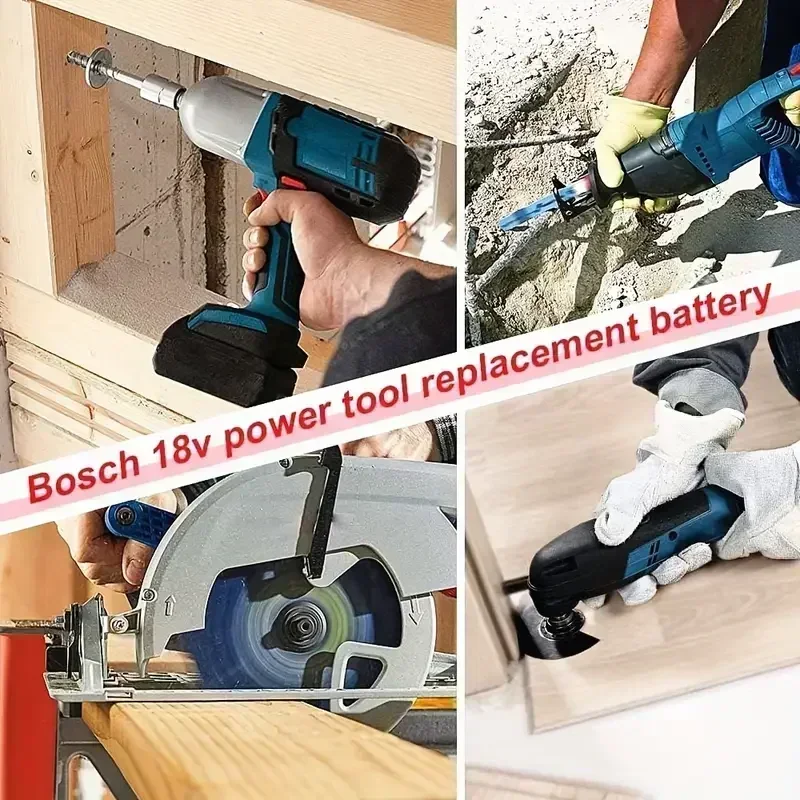 Wiederaufladbare 18V-Akkus für BOSCH 18V Performance 8,0Ah LITHIUM-ION GDS250-Li GSR180-Li GKS185-Li GWS180-Li GSB185-Li Akku – Detail 1