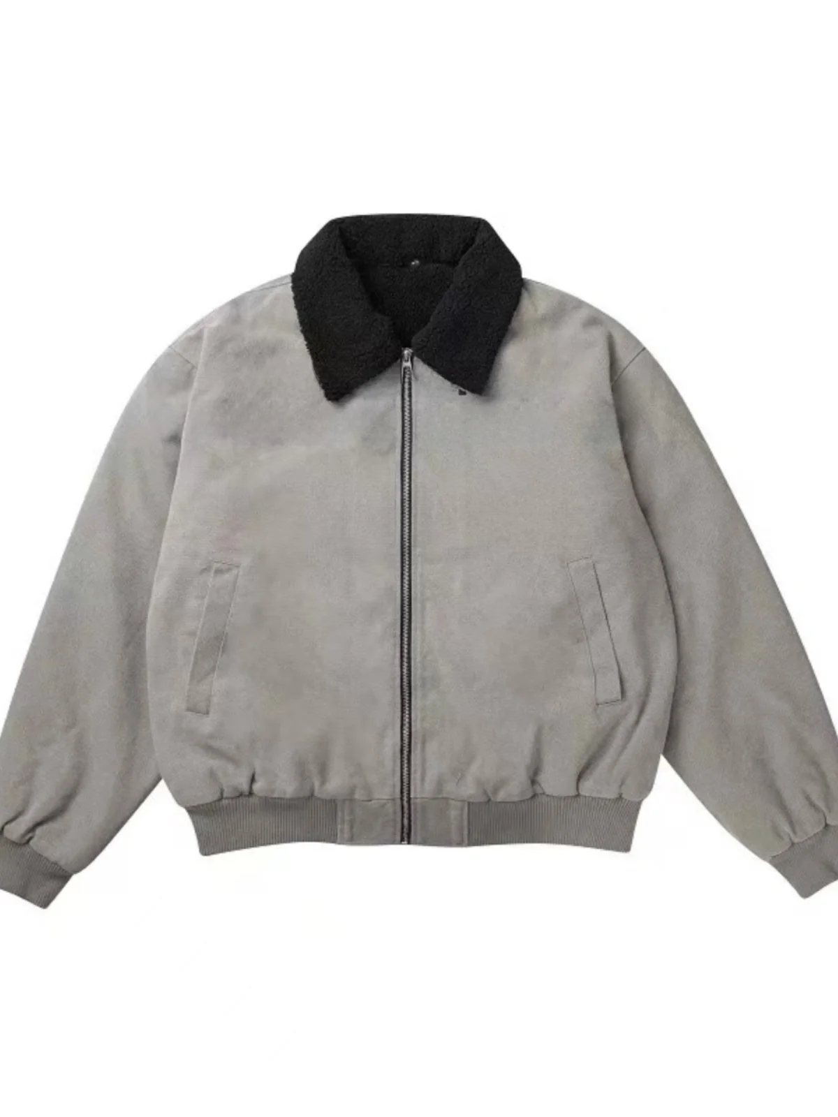 

Зимняя мужская куртка из хлопка с принтом в американском стиле, на флисовой подкладке, с воротником-стойкой, модная, высококачественная, универсальная верхняя одежда