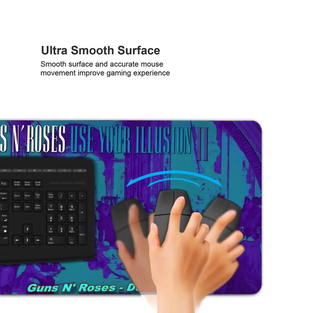 10 Alas Mouse Meja Alas Mouse Lucu HD Alas Meja Gaming Ukuran Besar 100x50cm XXL Alas Keyboard Gaming