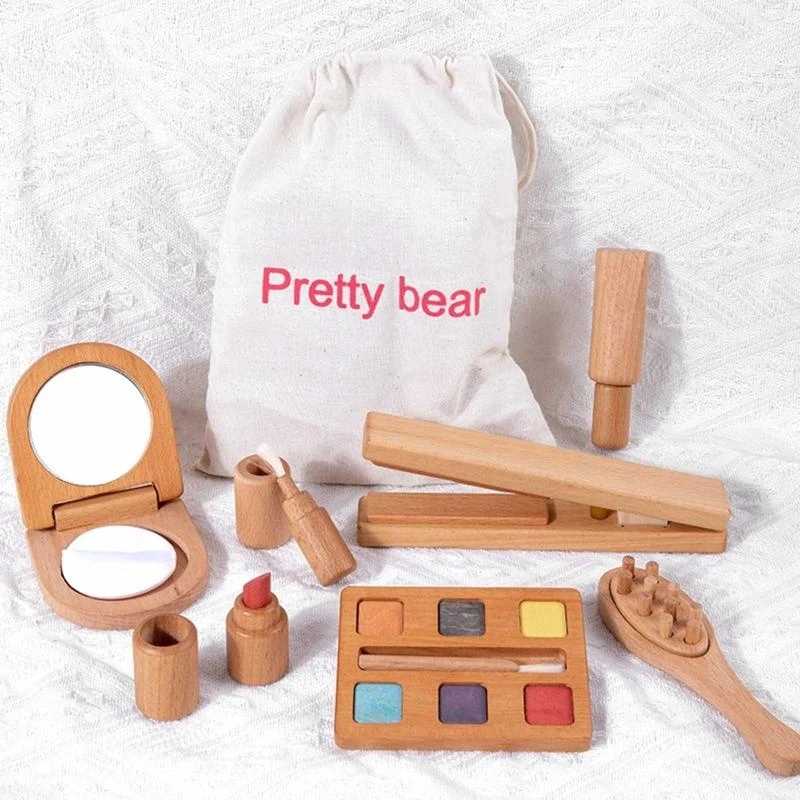 Caja de herramientas para niños/cosméticos para estuche/kits médicos juguete educativo regalo de cumpleaños para niños