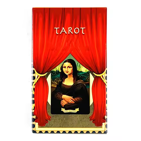 Tarot Cards A 78 Pcs Tarot Deck - A Stroll Through A Virtual Museum,Divine Realm Divination Board Game,Party Games Gifts Giving