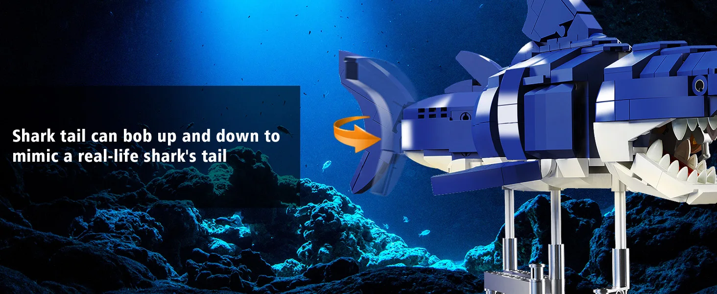 sea animal building block