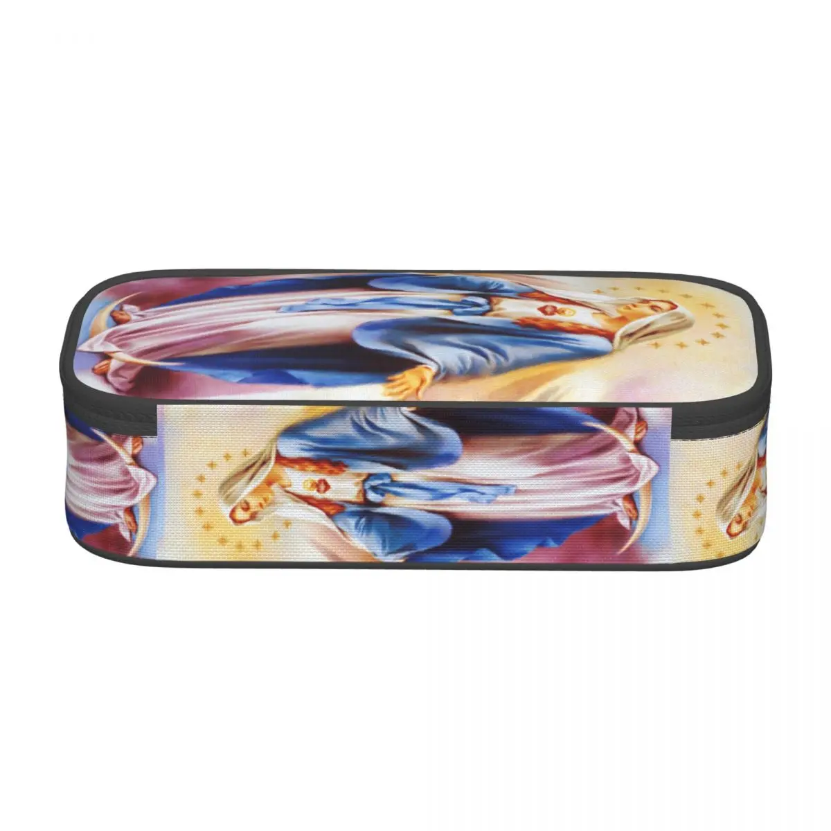 مخصص الكاثوليكية مريم العذراء مقلمة للفتيات الفتيان تخزين كبير سيدة غوادالوبي صندوق القلم حقيبة اللوازم المدرسية