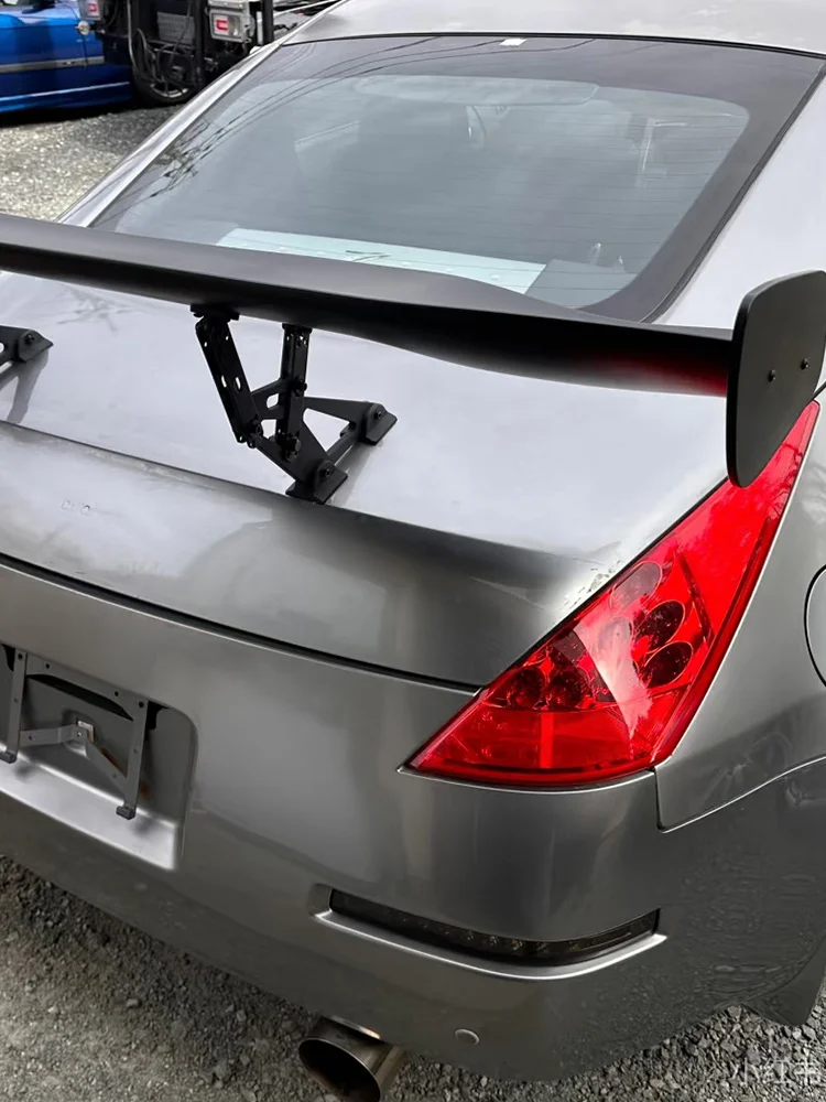 Voor 2002-2015 Nissan 350Z 370Z GEN 5 6 Z33 Z34 GT Stijl Hoge Kwaliteit ABS Plastic Ongeverfd spoiler Kofferbak Boot Wing Spoiler - afbeelding 2