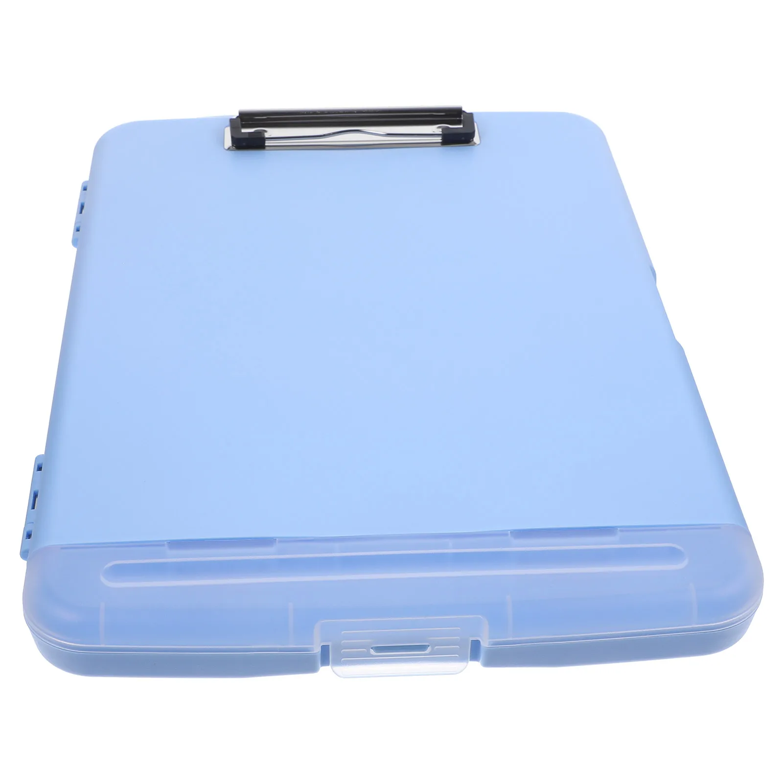 

Multi-Functional A4 File Box Pp Plastic Document Organizer Portable Writing Board Compact Lightweight Light Purple For Office