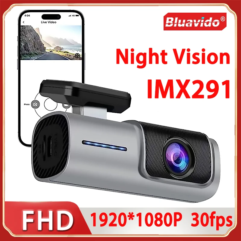 Full HD 1080P Best Dash Cam IMX291 SNV Starlight Night Vision Car Video Recorder Camera G-sensor Wide Road Angle Vehicle DVR