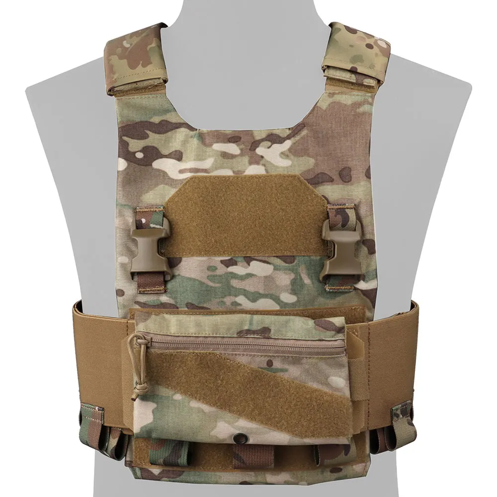 Tactical Vest Plate Carrier Set Elastic Cummerbund Magazine Pouch Design Lightweight Outdoor Hunting Combat Airsoft Vest Gear