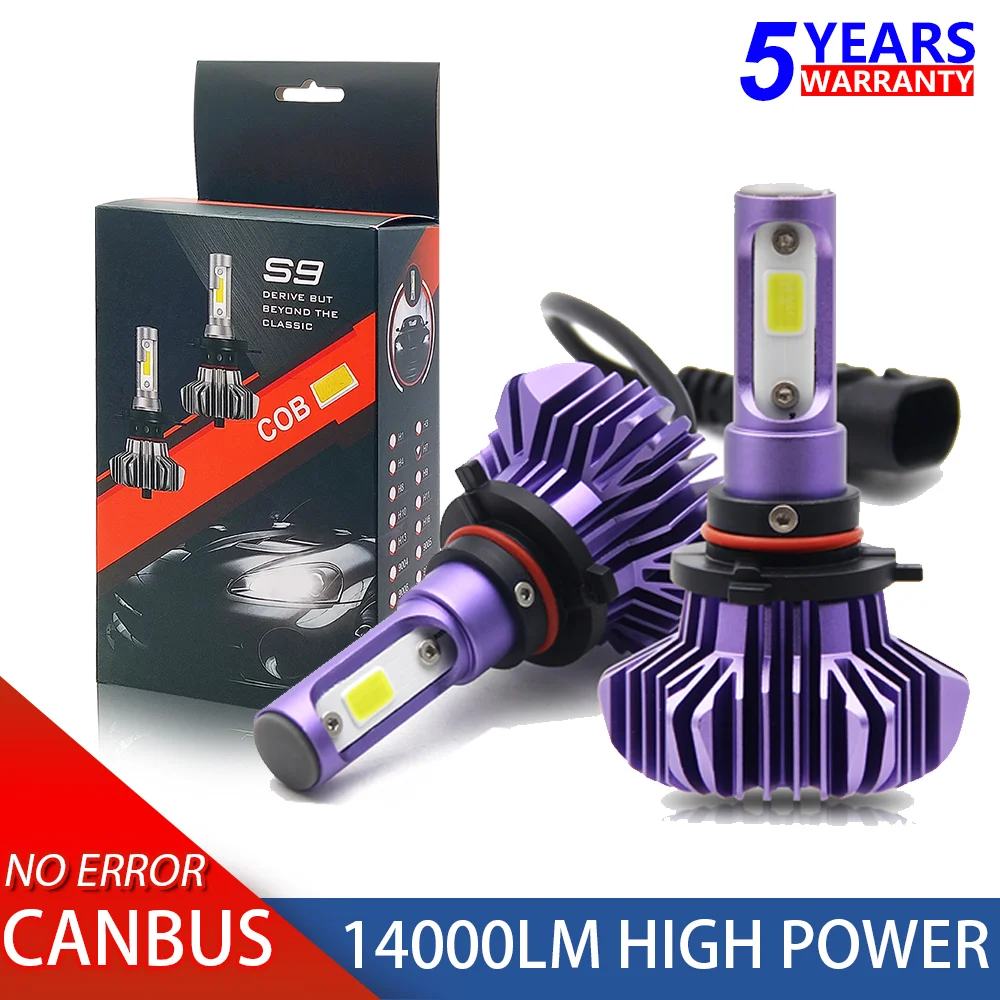 HAOLIDE Mini Led Car Headlight H7 H11 Led Canbus 14000LM High Low Beam Car Led Lights 12V 24V H1 H4 Led Auto Headlamp Fog Light