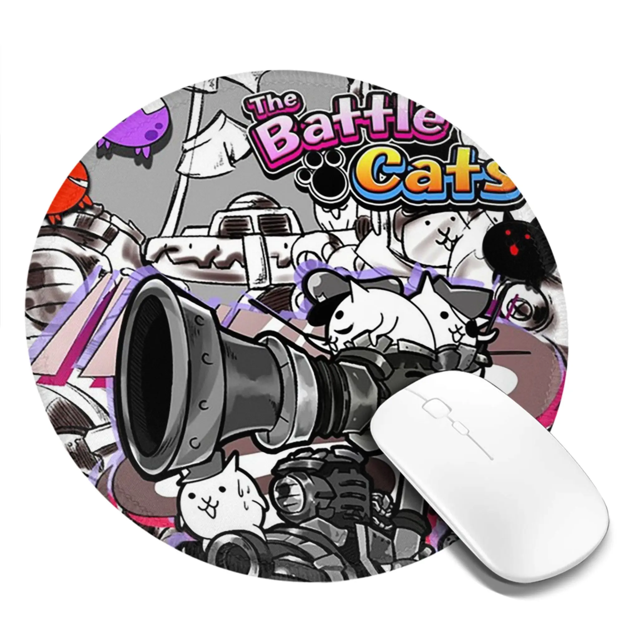 Battle Cats Siege Engine Mouse Pad Computer Keyboard Mouse Mat Gaming PC Laptop Desk Mat Office Accessories Table Mats