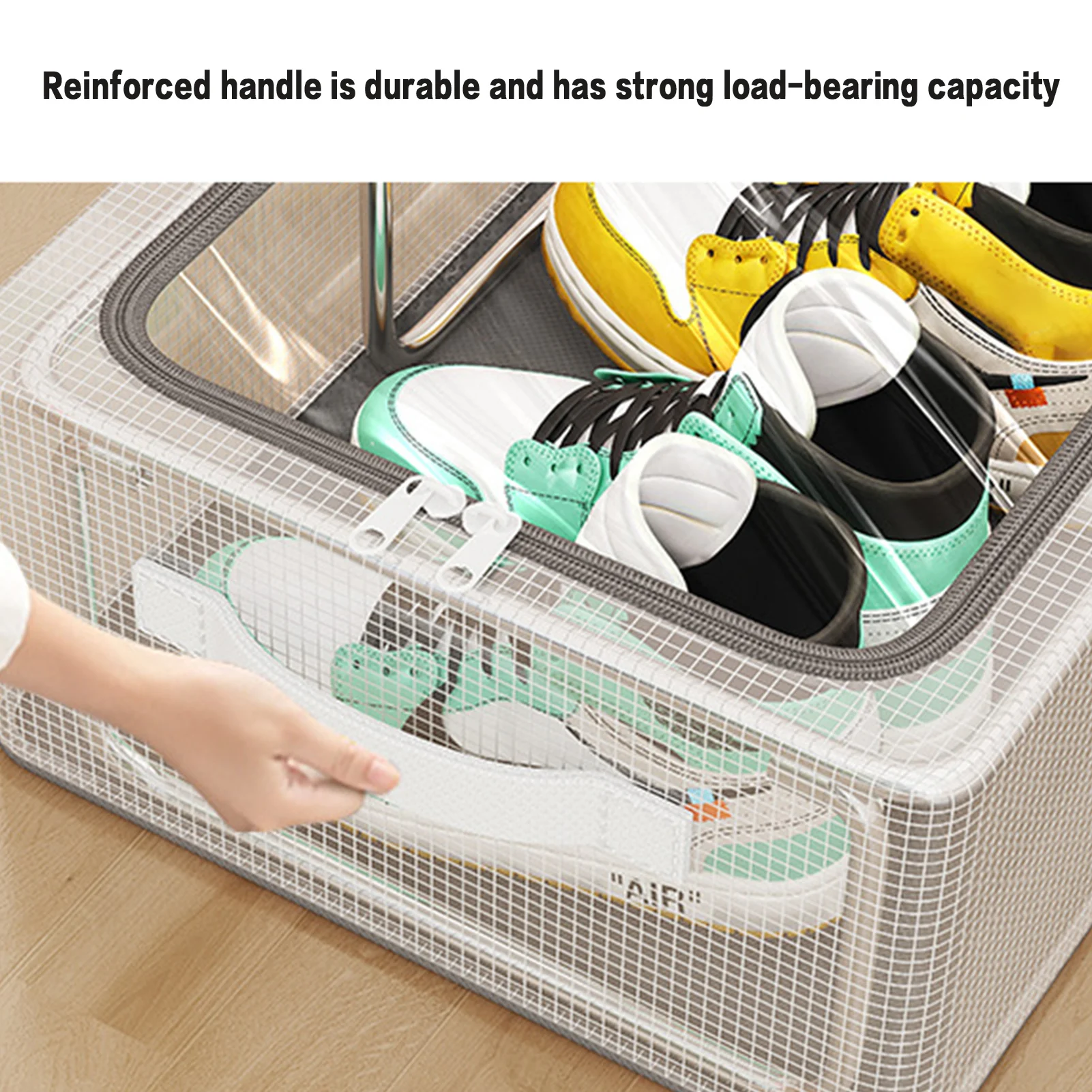 60*30cm big Shoe organizer Box Storage Containers Waterproof Foldable Shoe Organizer for Drawer Shelf Cabinet Dresser