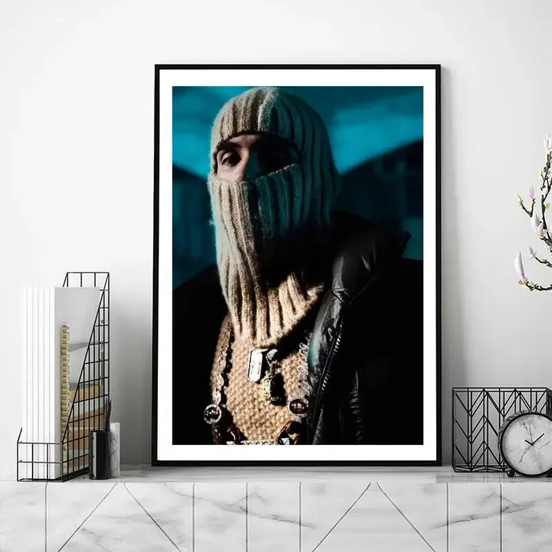 Anuel AA Las Leyendas Nunca Mueren Rapper POSTER Poster Prints Wall Pictures Living Room Home Decoration Small