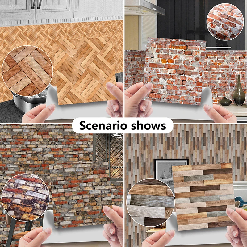 1 szt. 1:12 Miniaturowe płytki podłogowe z motywem ziarna do domku dla lalek, naklejka, dekoracja łazienki, salonu, zabawka, akcesoria do domku dla lalek