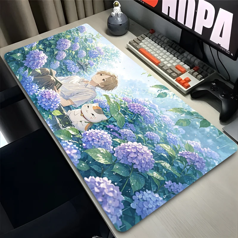 Mouse Pad Gamer Accessories Natsumes Book Of Friends Keyboard Pad PC Computer Desk Mat Hot Anime Mousepads Gaming Desktop Decor