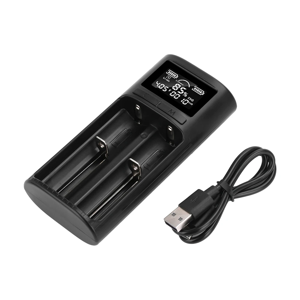 18650 1.2V 3.7V AA/AAA 26650 10440 16340 21700 20700 14500 18490 NiMH Lithium Battery Smart Charger