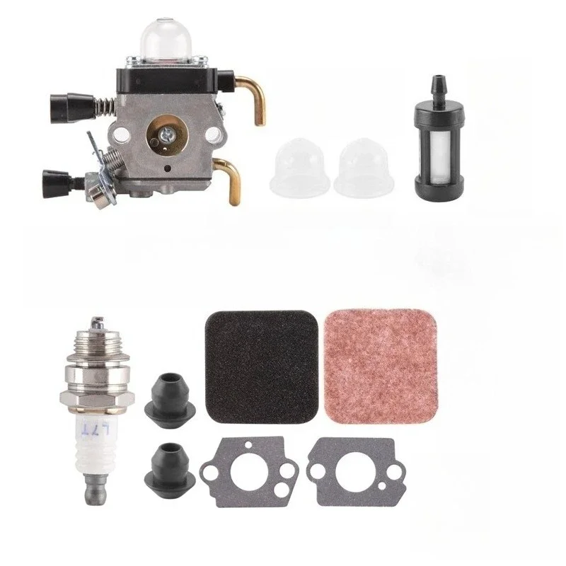 

FS85 FS80 Carburetor for FS85 FS85R FS85T FS80R FS85RX FS75 String Trimmer Weedeater C1Q-S97 W/Fuel Repower Kit Air Filter-ANKL