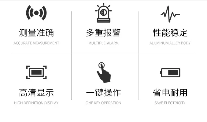 TLF NOVO Produto Testador de Radiação Nuclear Portátil Personal Testador de Detector de Radiação Nuclear