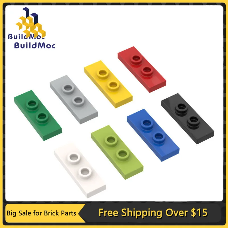 10Pcs MOC Parts 34103 Plate Modified 1 x 3 with 2 Studs Compatible Bricks DIY Assmble Building Blocks Particle Kid Puzzle Toy