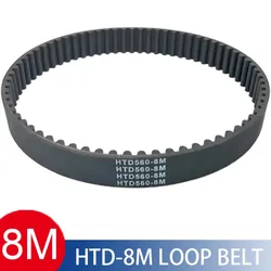 Wholesale!! HTD 8M 560 Timing belt length 560mm width 16mm 25mm pitch 8mm teeth 70 Rubber HTD8M S8M Timing belts Drive