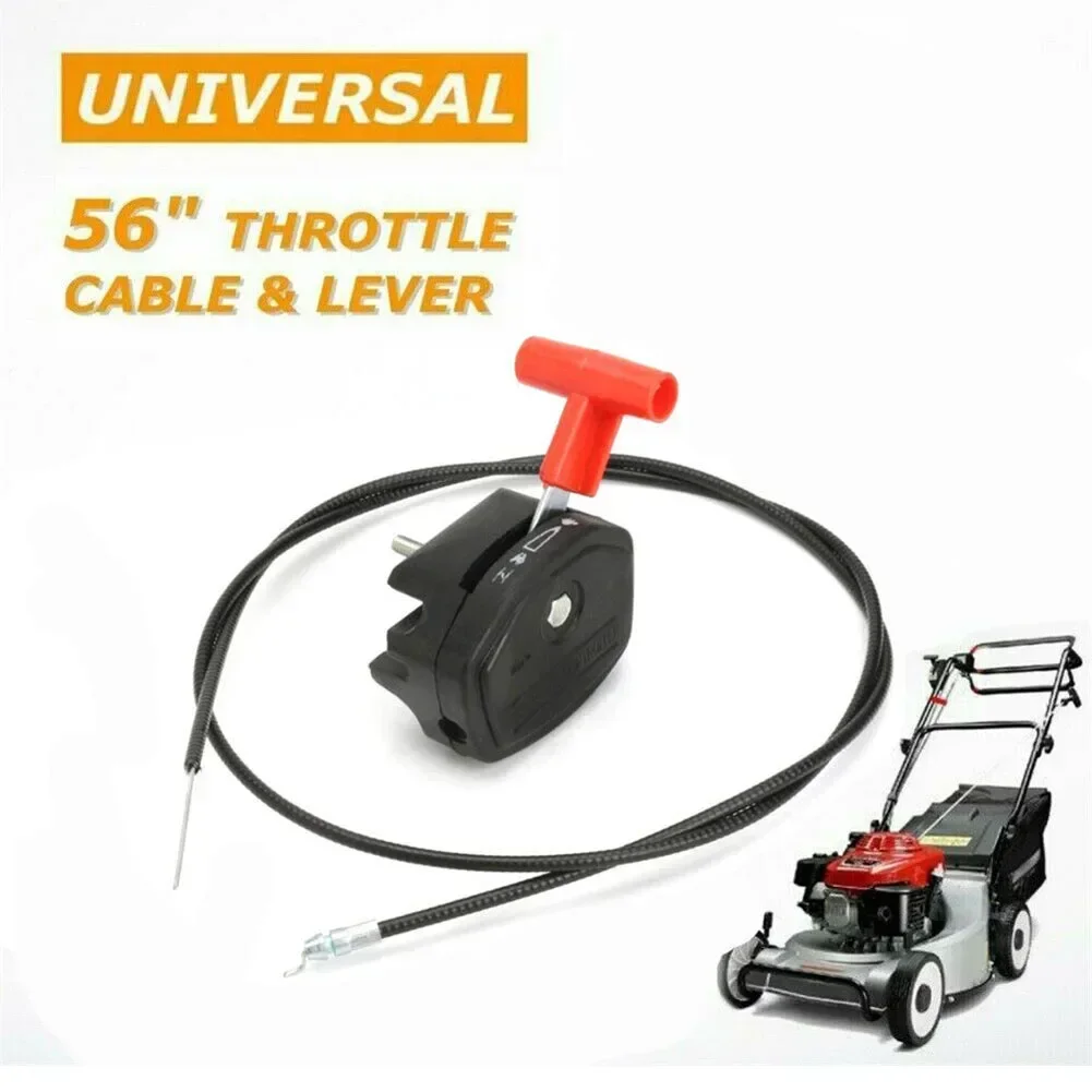 Manija de Control de palanca de interruptor de Cable de acelerador de 56 pulgadas para cortacésped, accesorios DIY para el hogar, herramientas eléctricas de jardín, piezas de repuesto