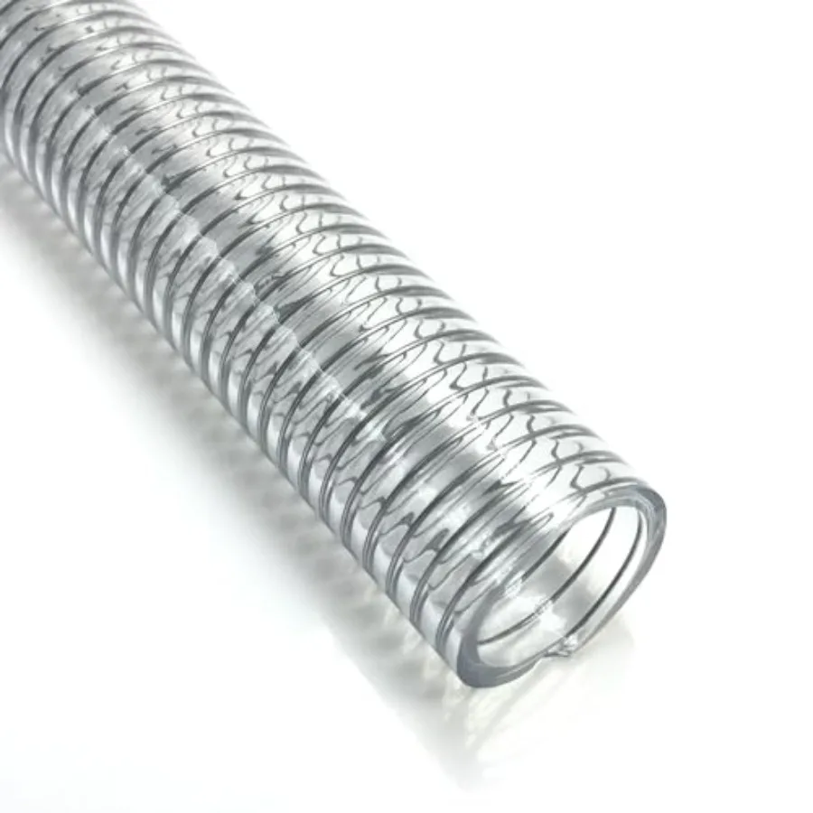 

Шланг всасывающий армированный стальной проволокой, прозрачный, 25 футов, 2-5/16 дюймов внешний диаметр, сверхпрочный, гибкий, из ПВХ, со спиральной стальной проволокой, для высокого давления и вакуума