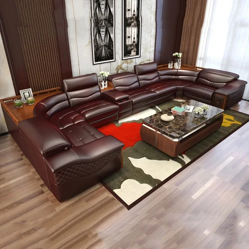 Living Room Modern Sofas Minimalist Multifunction Apartment Leather Sofas Relax Armchairs Cinema Sofy Do Salonu Home Accessories