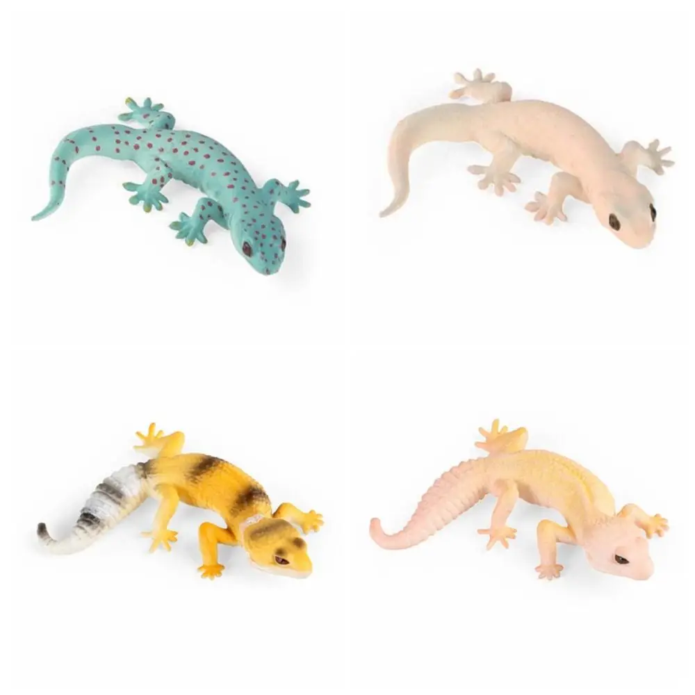 Lizard Toy Reptile Figure Animal Toys Realistic Fake Lizards Action Model Gecko Kids Rubber Prop Figurine