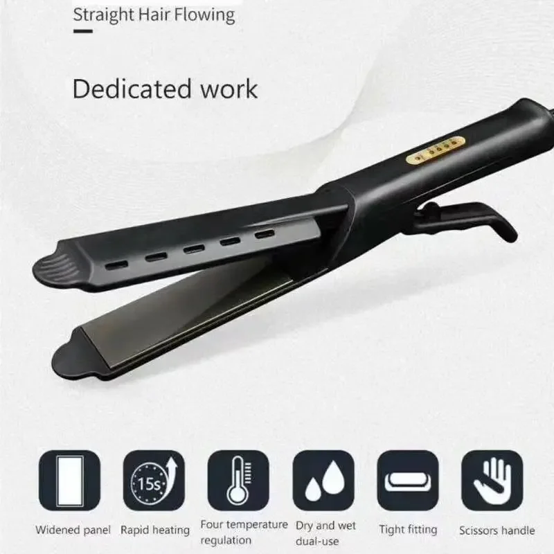 

Best Seller Four-speed Temperature Control Hair Straightener Splint Bangs Hair Tool Straight Plate Clip Does Not Hurt Hair Strai