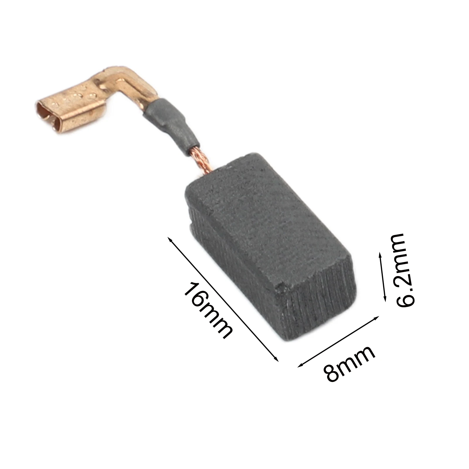 

Комплект сменных угольных щеток (2 шт.) для угловых шлифовальных машин DWE4050, DWE4887N, совместим с клеммами двигателя NA160502, N183725