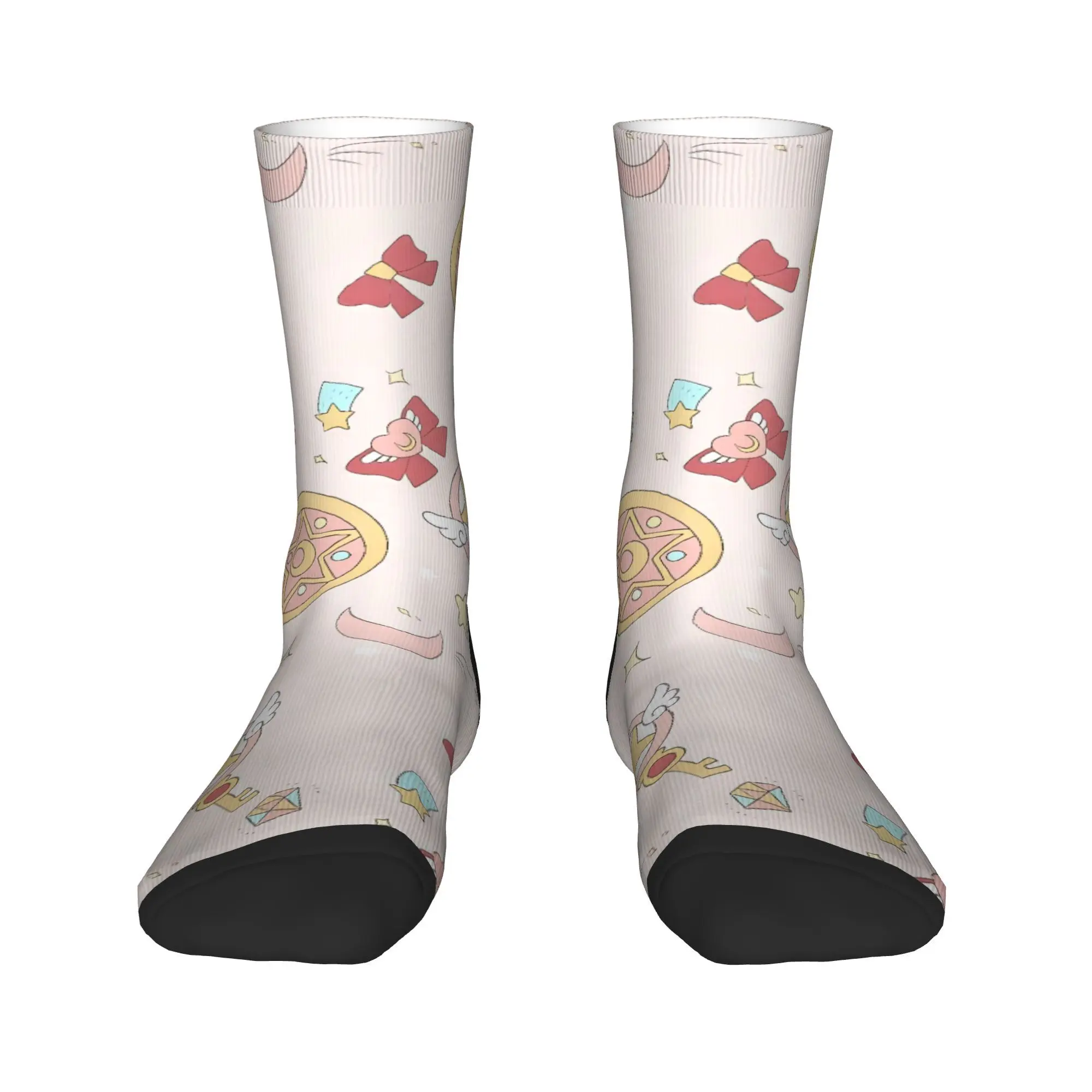 Calzini Anime Card Captor Sakura Calze invernali Casual Adulti Uomini Calzini comodi Modello Calzini anti-sudore da ciclismo