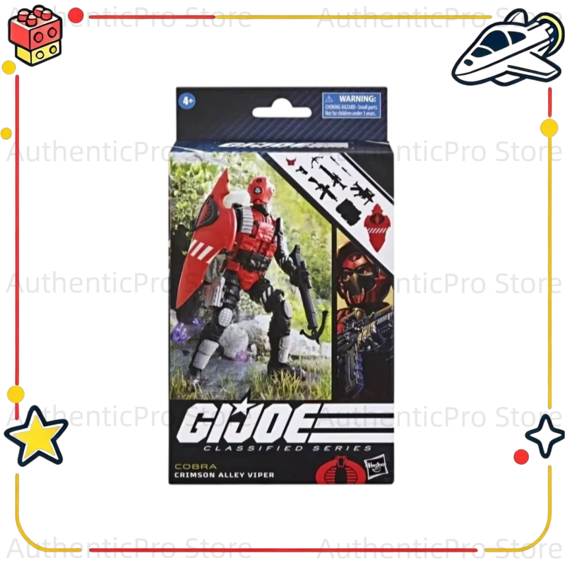 【In Stock】Original Hasbro G.I. Joe Classified #91 Cobra Crimson Alley Viper Action Figure Toy Model Gift&Collection