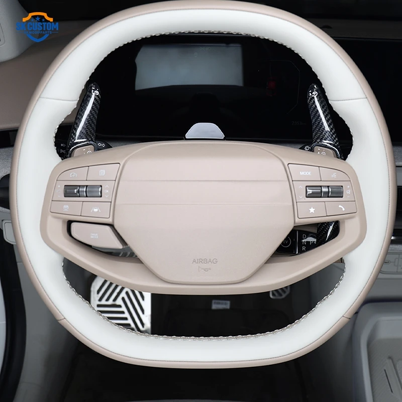 Picture 4: Carbon Fiber Steering Wheel Paddle Shifter for Kia EV3 EV4 GT Car Accessory Refit
