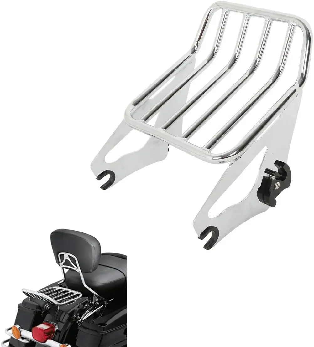 Detachable Two Up Curves Luggage Rack for Harley Touring 2009-2026