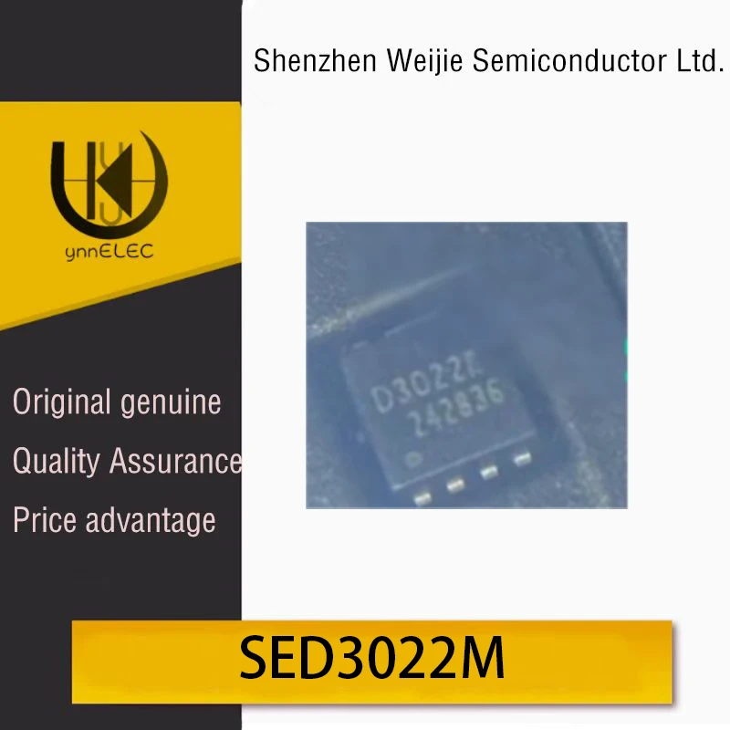 SED3022M Genuine Original DFN8-3X3 N-Channel 30V 20A MOS Field Effect Transistor Chip Silk Screen