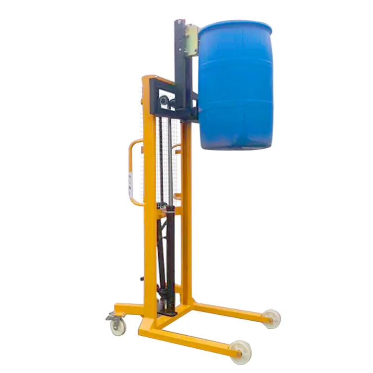 Manual oil drum stacker Material dumper 350 kg 400 kg 500 kg oil drum lifting equipment