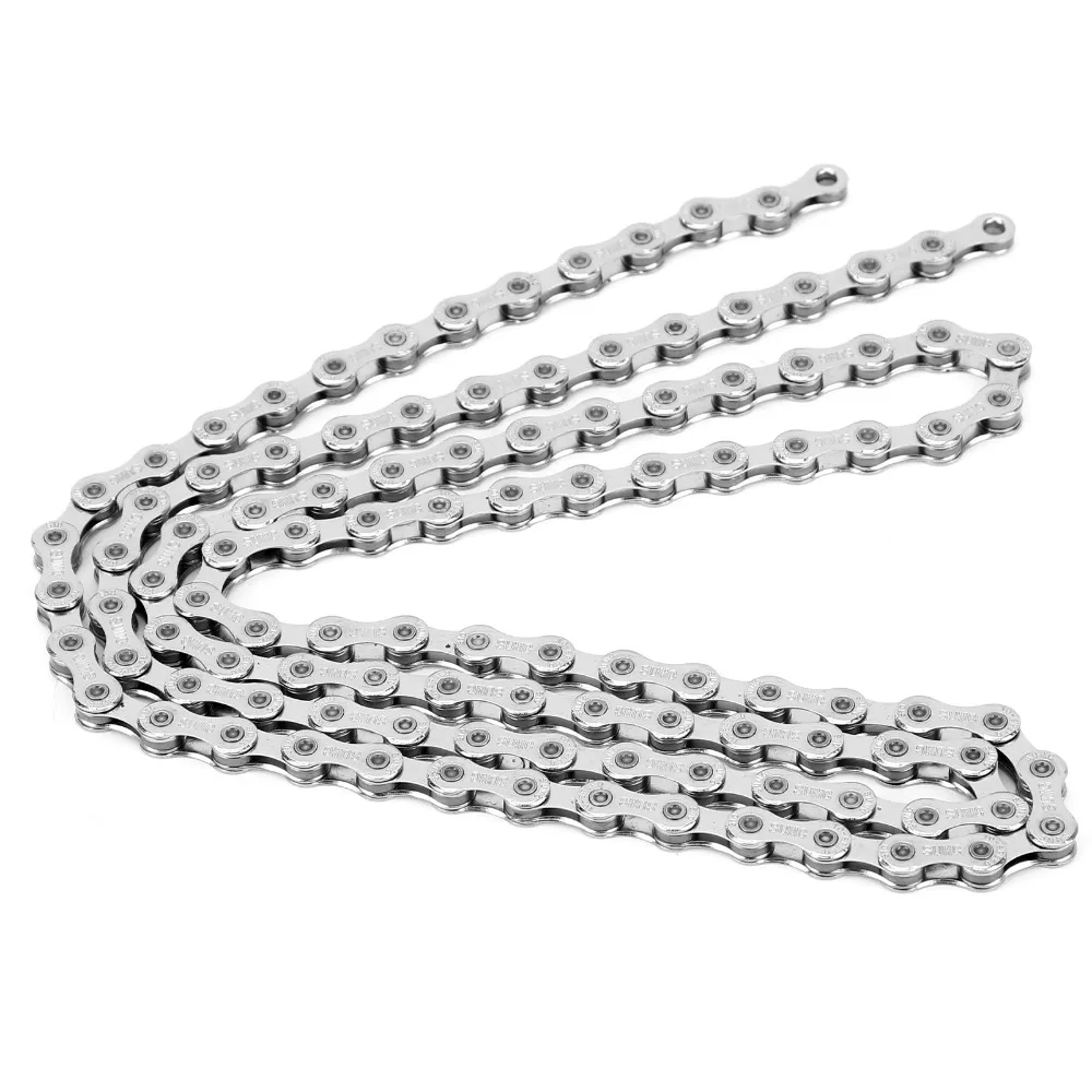

Durable 10 Speed Bike Chain 1/2" X 11/128" High Carbon Steel Road Bike Chain 116 Links Replacement Chain Bike Repair