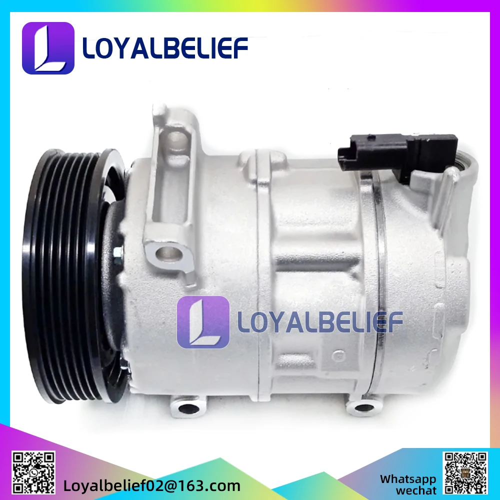 AC Compressor For Peugeot 308 3008 RCZ Citroen C4 DS4 DS5 1.4 1.6 6SEL16C 447150-0220 447260-1930 447190-8122 9659855880 6453WH