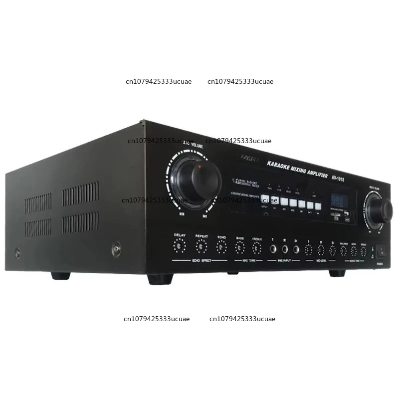 

Мощный профессиональный усилитель KTV Oke USB с защитой от обратной связи Bluetooth HIFI Stage Bass