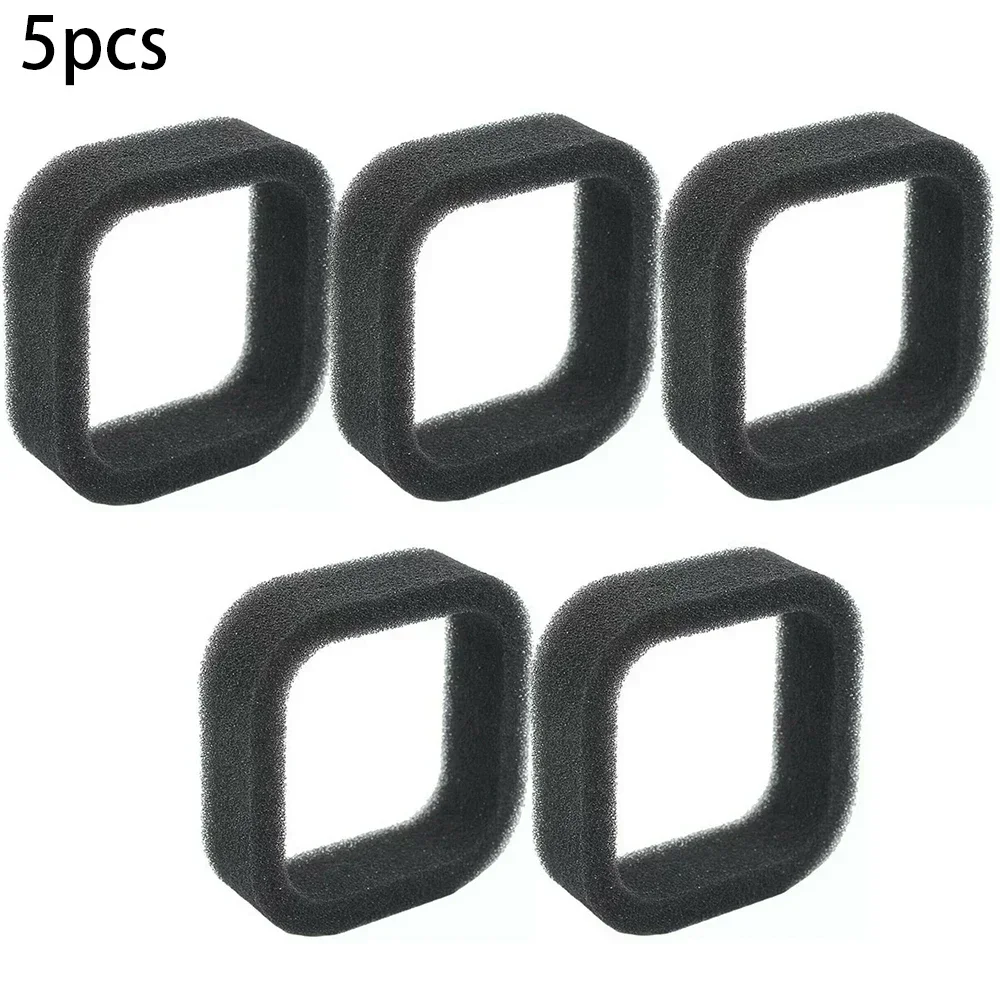 5PC Air Filter For Various Strimmers 50X43mm Filter Sponge Lawn Mower Trimmer Supplies Garden Grass Cutter Parts Replacement