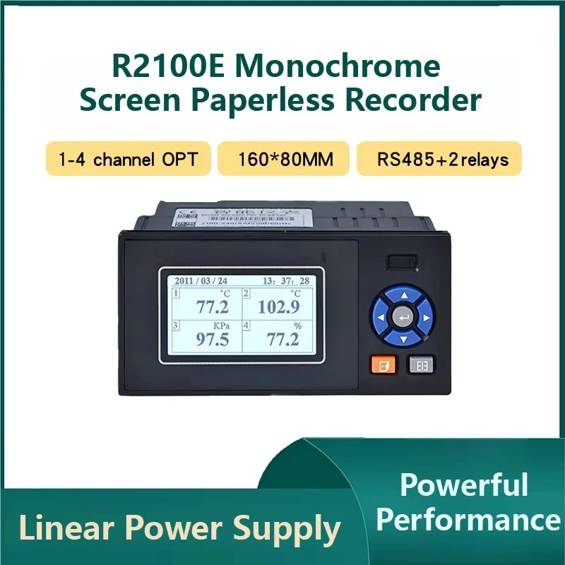 CHKJ-2025NEWR2100E 多チャンネルRS485出力 流量 温度 圧力 電流 電圧 データロガー ペーパーレスレコーダー