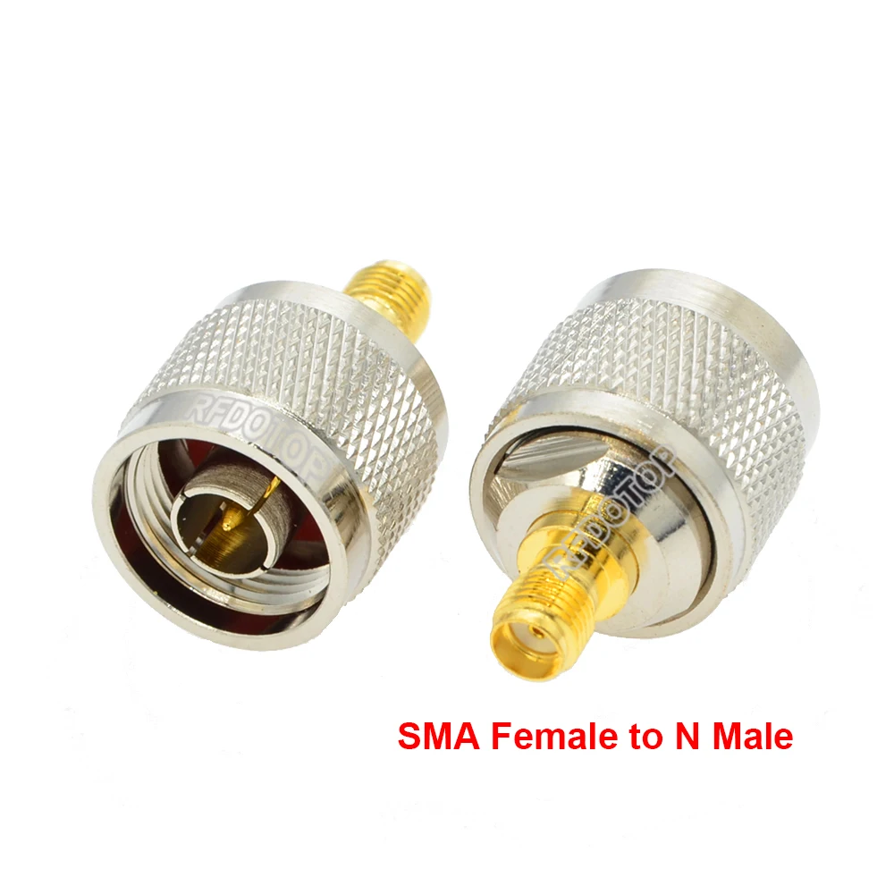 10PCS/lot SMA Female Jack to L16 N Male Plug Straight Connector for Wifi Radio Antenna L16 N-J to SMA-K RF Coaxial Adapter