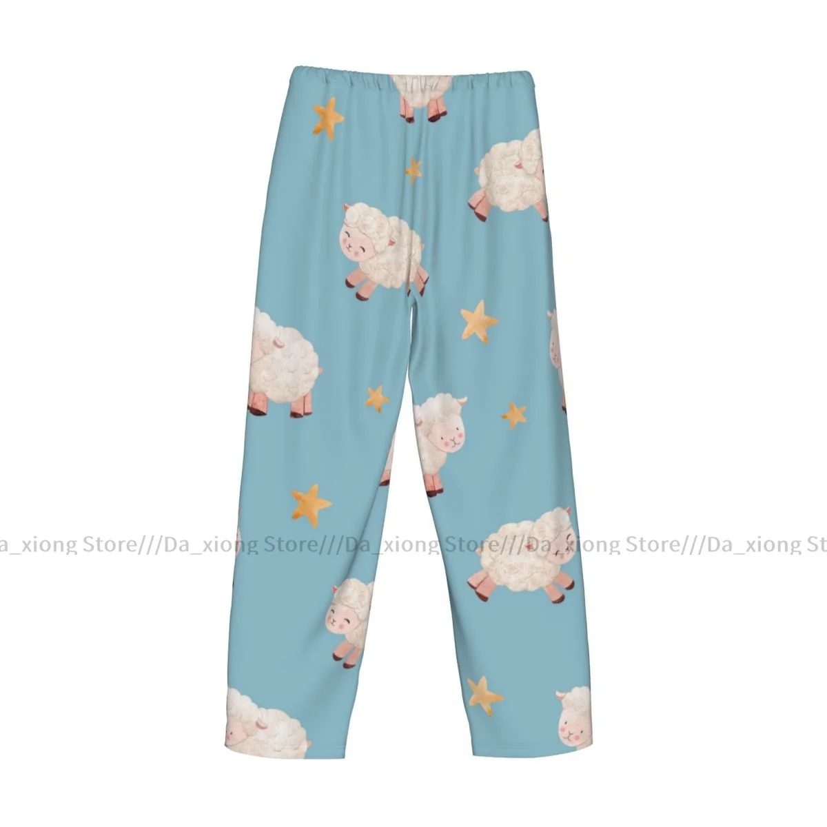 Cute Sheep Mens Pajamas Pyjamas Pants Lounge Pants Sleep Bottoms