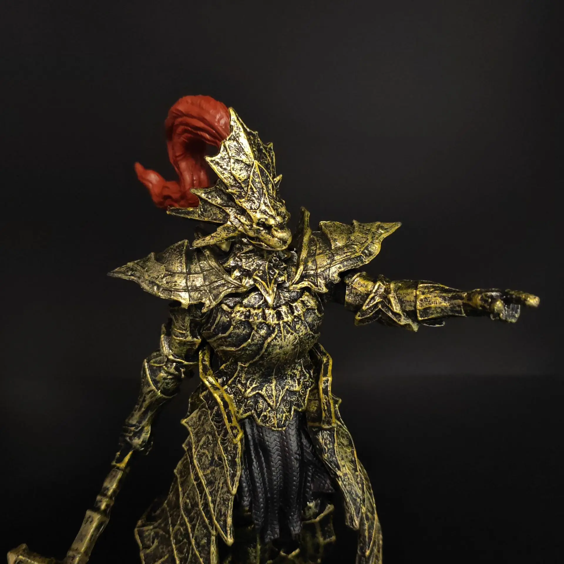 Dark Souls Dragon Slayer Ornstein Anime Actionfigur, Sammlerstück, Kriegsspiel-Miniatur, Desktop-Dekoration für Spieleliebhaber – Detail 1