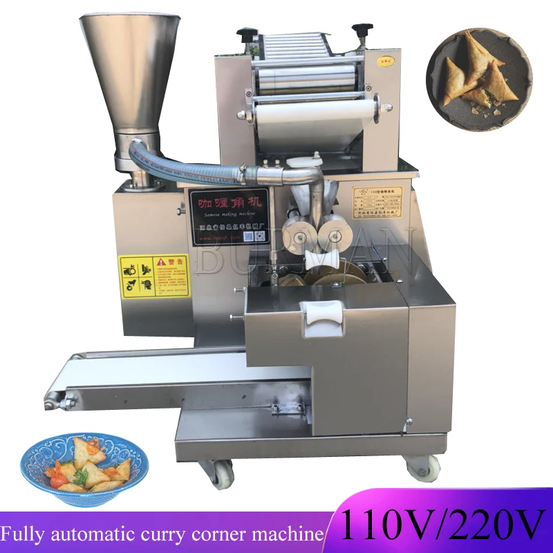 Full Automatic Curry Angle  Make   Machine  Samosa Making  Machine Stainless Steel