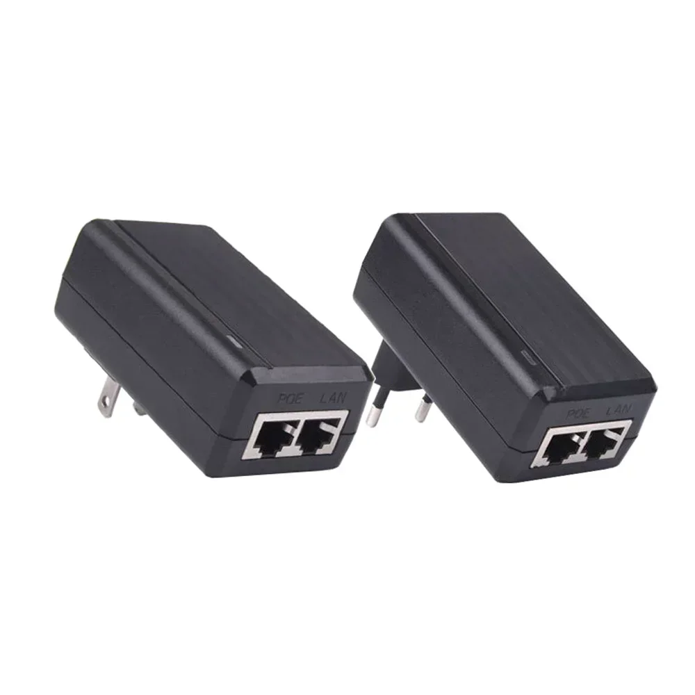 1000Mbps POE Injector 15V1A/24V1A/48V0.5A Output EU/US Plug for CCTV IP Camera Power Supply POE Ethernet Adapter Phone AP