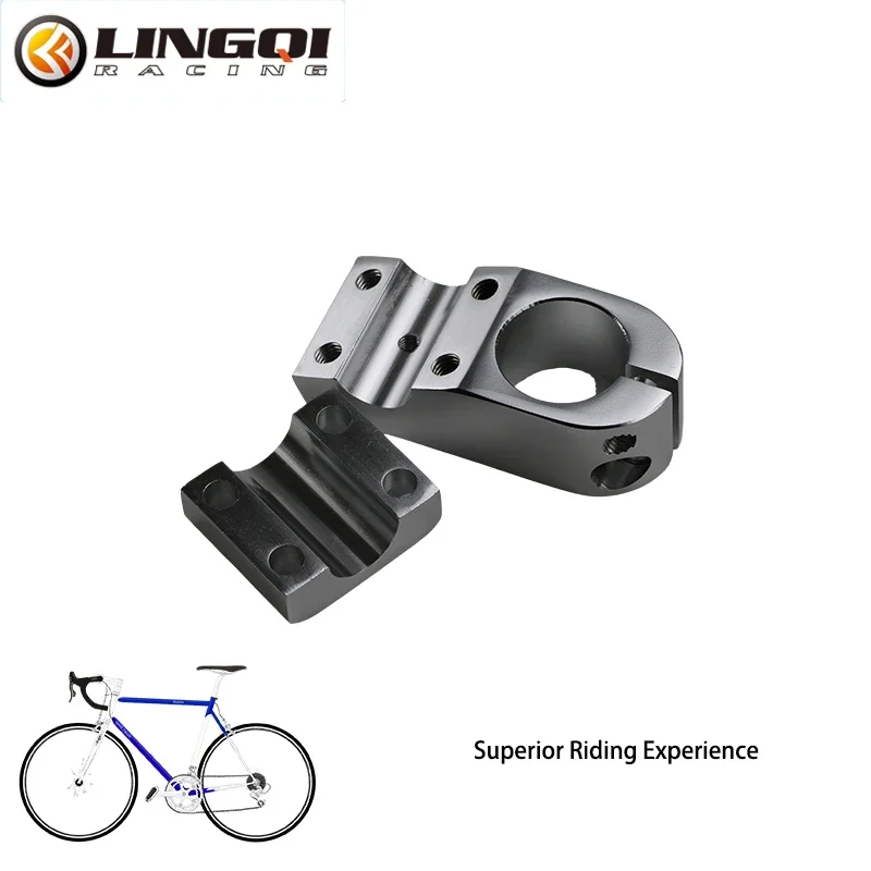 ONLEEYPP دراجة نارية المقود الجذعية الألومنيوم المشبك تحديد كتلة مقود للدراجات الجبلية الطريق دراجة سكوتر #2