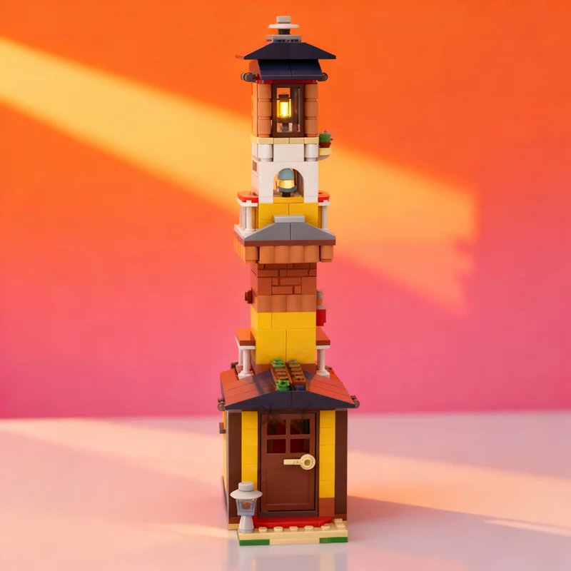 

337pcs MOC Surfer Lighthouse Creator 3 1 Model Building Blocks Christmas Gifts Architecture Toy Creative Idea Education Brick
