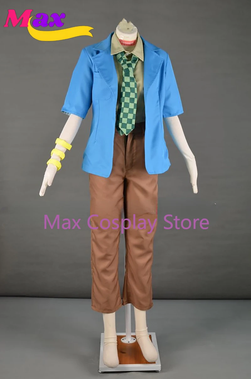 Max Game Joe Tazuna Costume Suit Halloween Wig Christmas Costume Anime Clothes Custom size