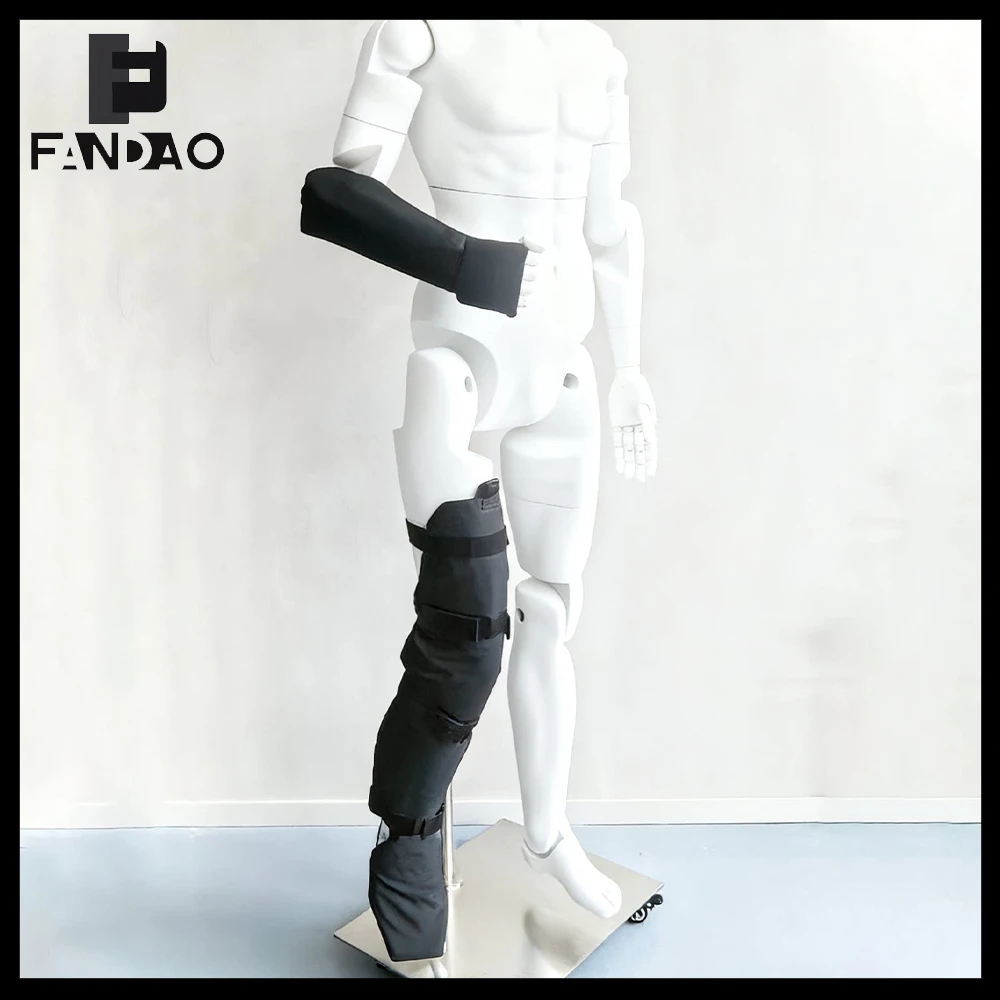 Tactical Protective Gear Airsoft Detachable Arm Guards Adjustable Leg Guards For Outdoor CS Combat Training Shooting